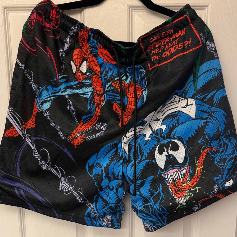 Marvel Spider-Man and Venom Graphic Swim Shorts